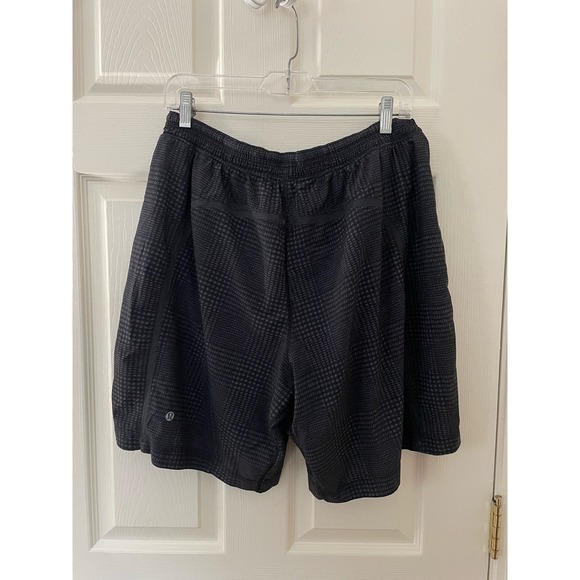 Lululemon Men’s Pace Breaker 9” Lined Shower Black Check Size Xl - Picture 2 of 2